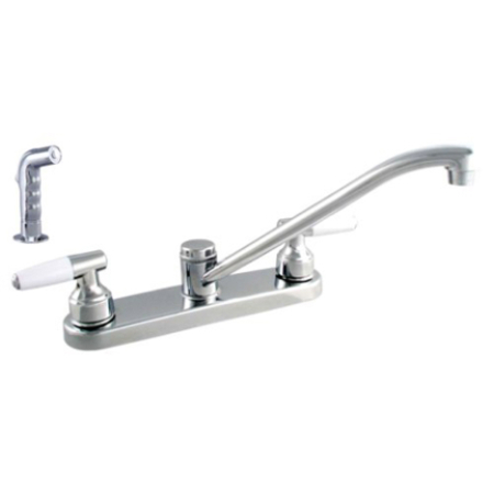 LDR Faucet Ch 2Hdl Kitchen W/Spry 015 33154CP